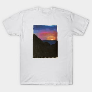 Sunset Painted T-Shirt